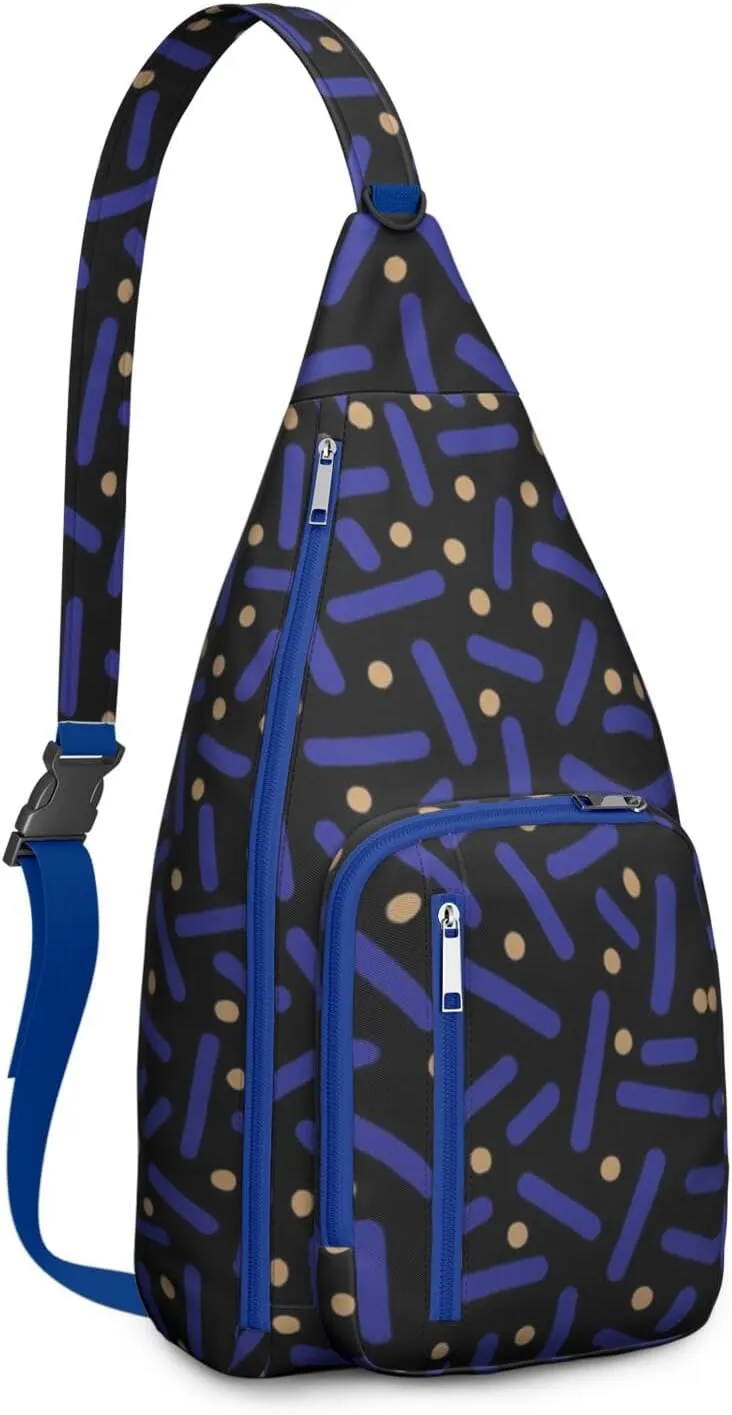 Shoulder Sling Crossbody Casual Chest Bag For Travel Sports Running,Backpack for Men & Women Lightweight Sports BagCrossbody Concealed Carry,Fashion Shoulder Bag Waterproof Chest Bag