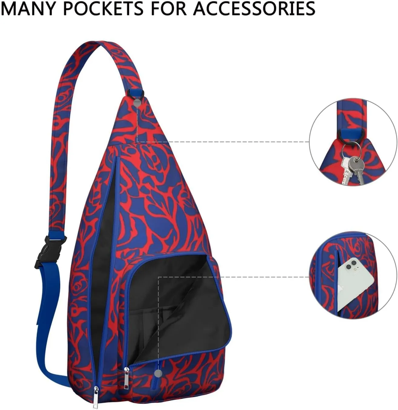 Shoulder Sling Crossbody Casual Chest Bag For Travel Sports Running,Backpack for Men & Women Lightweight Sports BagCrossbody Concealed Carry,Fashion Shoulder Bag Waterproof Chest Bag