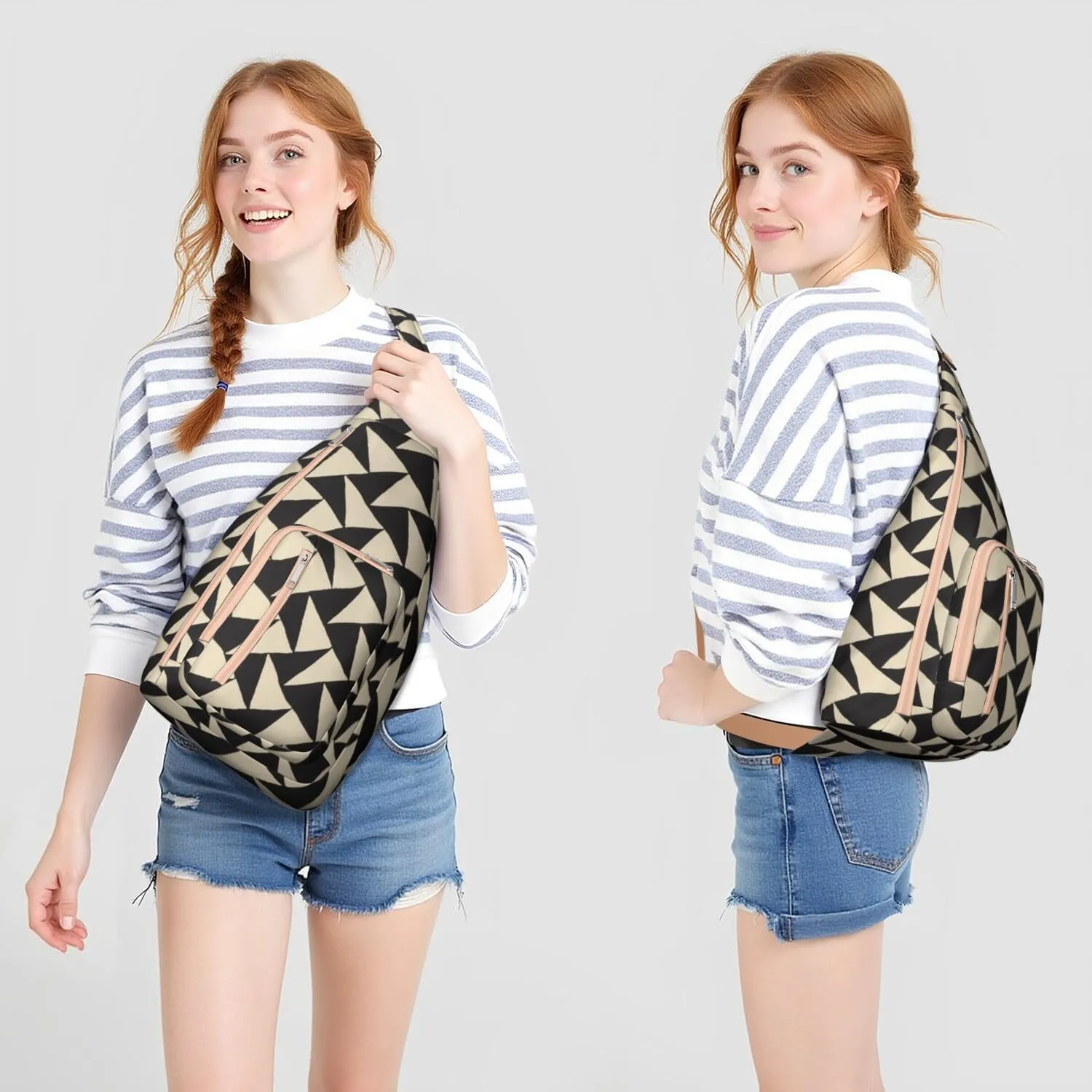 Shoulder Sling Crossbody Casual Chest Bag For Travel Sports Running,Backpack for Men & Women Lightweight Sports BagCrossbody Concealed Carry,Fashion Shoulder Bag Waterproof Chest Bag