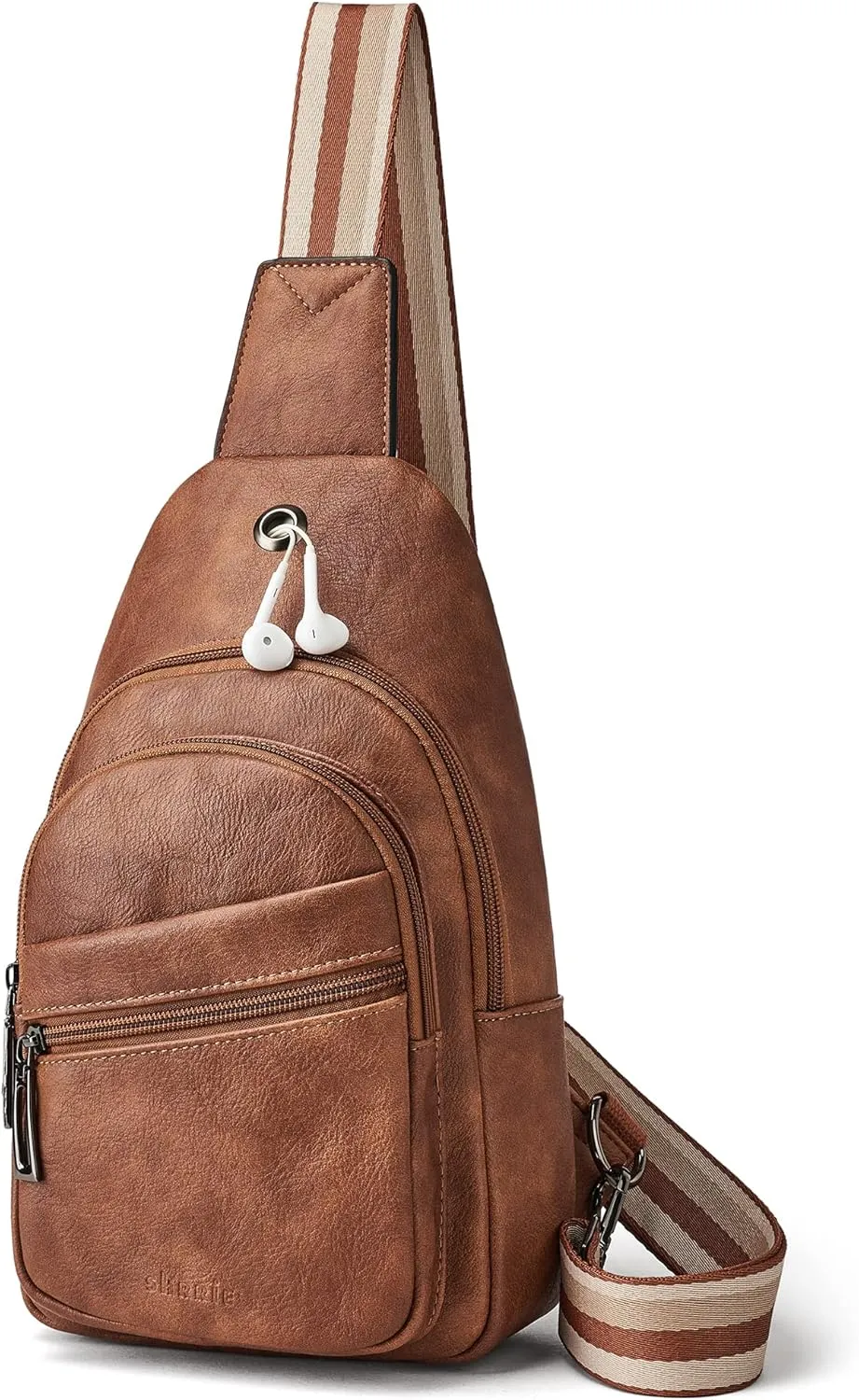 Shrrie Women's Sling Bag, Crossbody Bag, Vegan Leather Fanny Pack, Small Travel Purse, Chest Waist Bag, For Daily Use