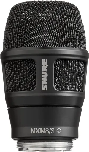 Shure Nexadyne 8/S Supercardioid Dynamic Wireless Capsule for use Handheld Transmitters - Black (RPW204)