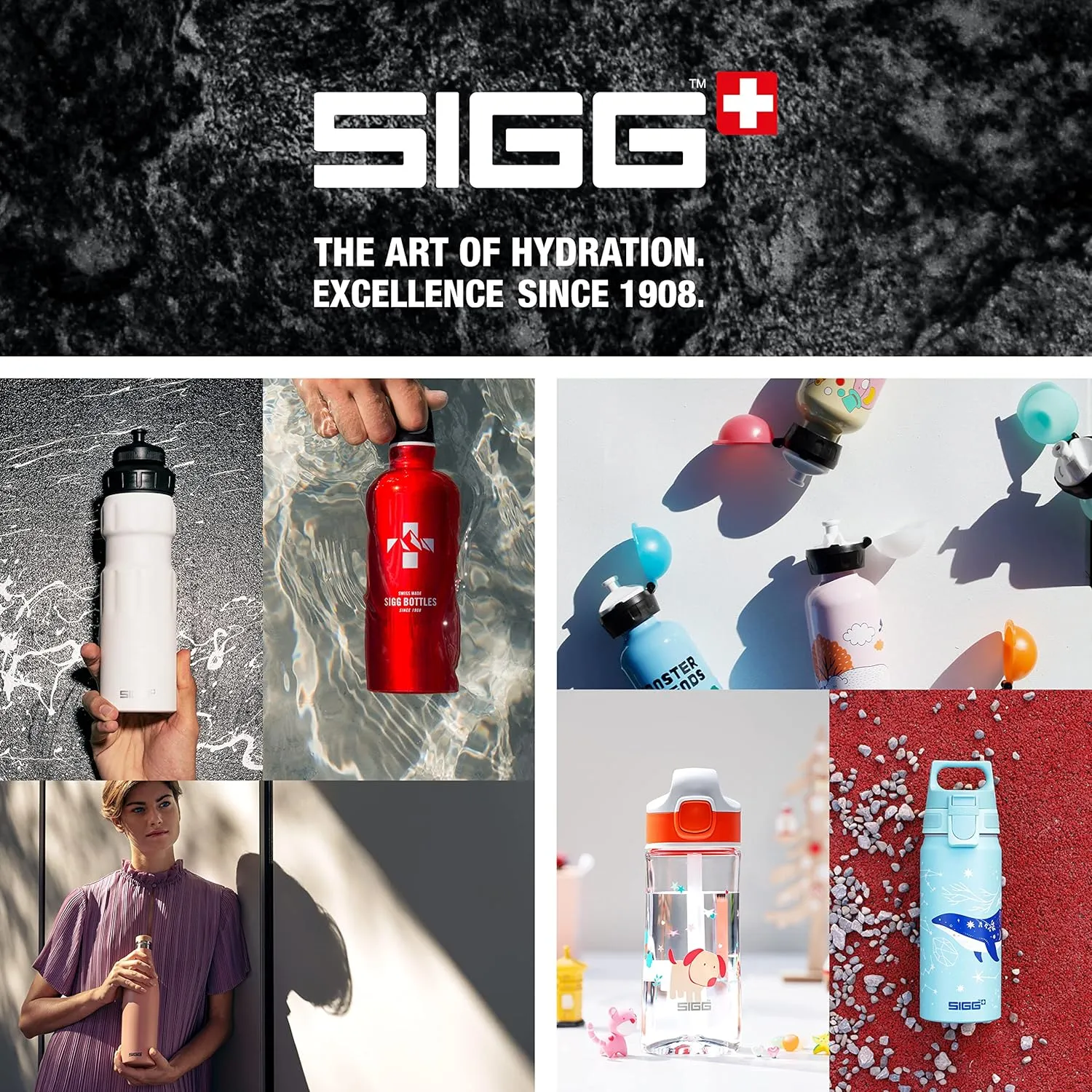 Sigg - Kids Water Bottle - Viva One Disney Cars - Suitable for Carbonated Beverages - Leakproof - Dishwasher Safe - BPA Free - Sports & Bike - Red - 0.5L