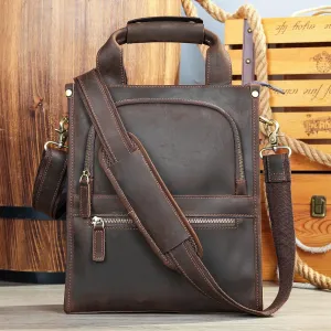 Single Shoulder Crossbody Bag Computer Bag Vintage Handbag for Women Office Workplace