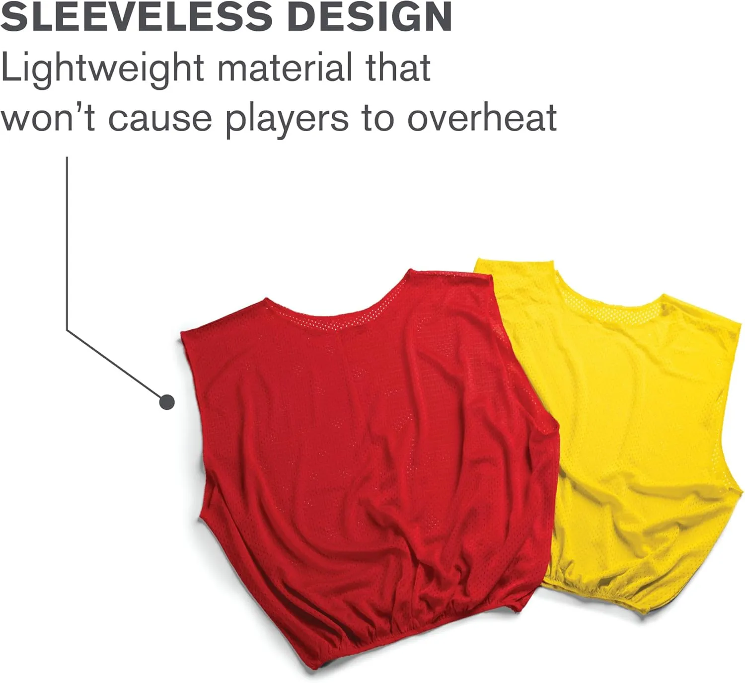 SKLZ Sports Mesh Practice Jersey Pack of 6 - Durable and Breathable Jerseys for Team Sports- Football - Basketball- Soccer