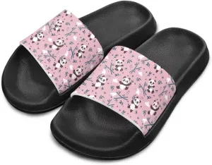 Slides for Kids, Toddler Slippers Shower Bathroom Non-Slip Open Toe Super Soft Comfy Boys Girls Home House Slide Sandals