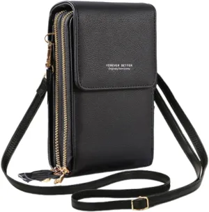Small Crossbody Cell Phone Bag for Women, Mini Shoulder Purse with Credit Card Slots