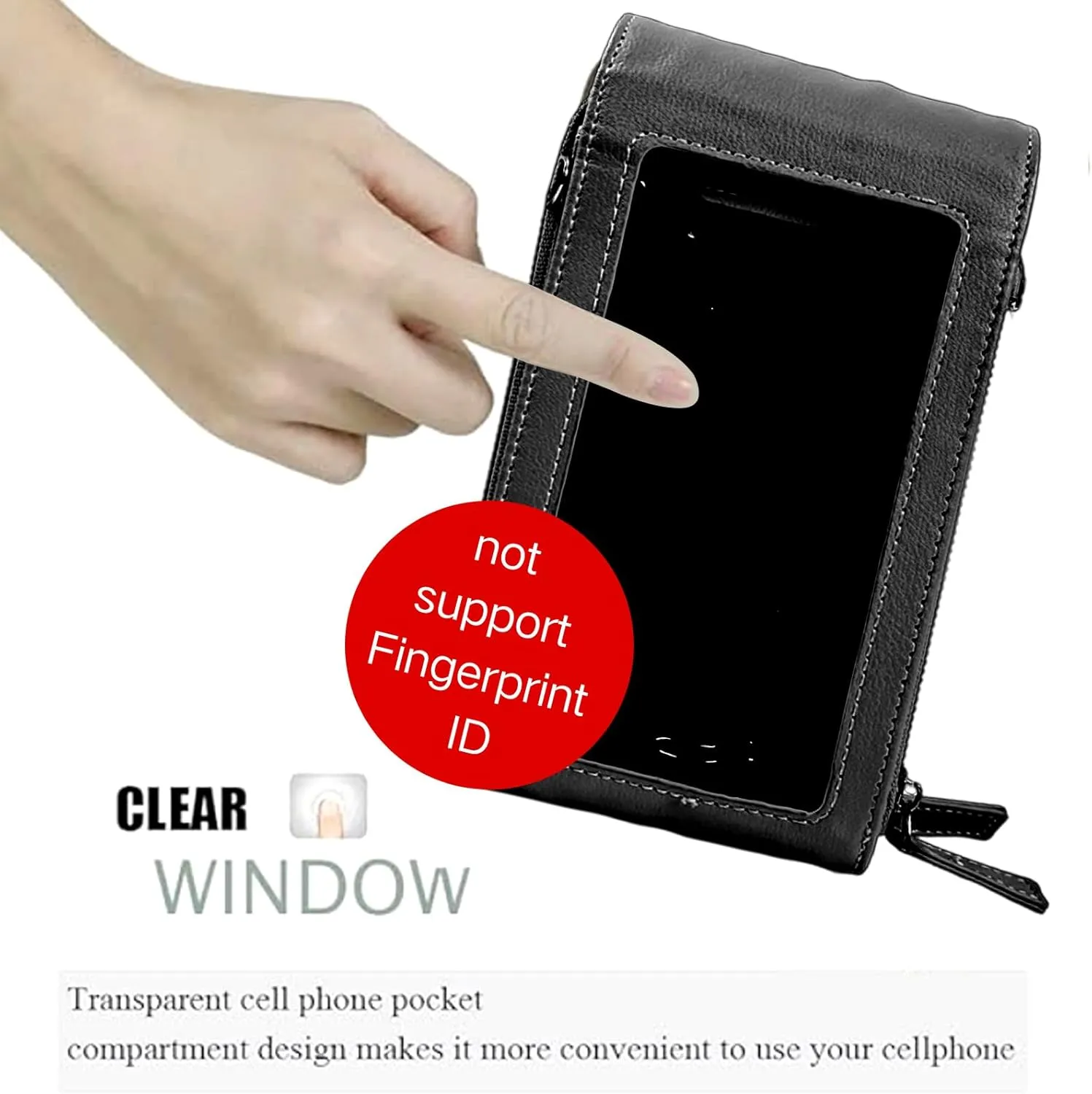 Small Crossbody Cell Phone Bag for Women, Mini Shoulder Purse with Credit Card Slots