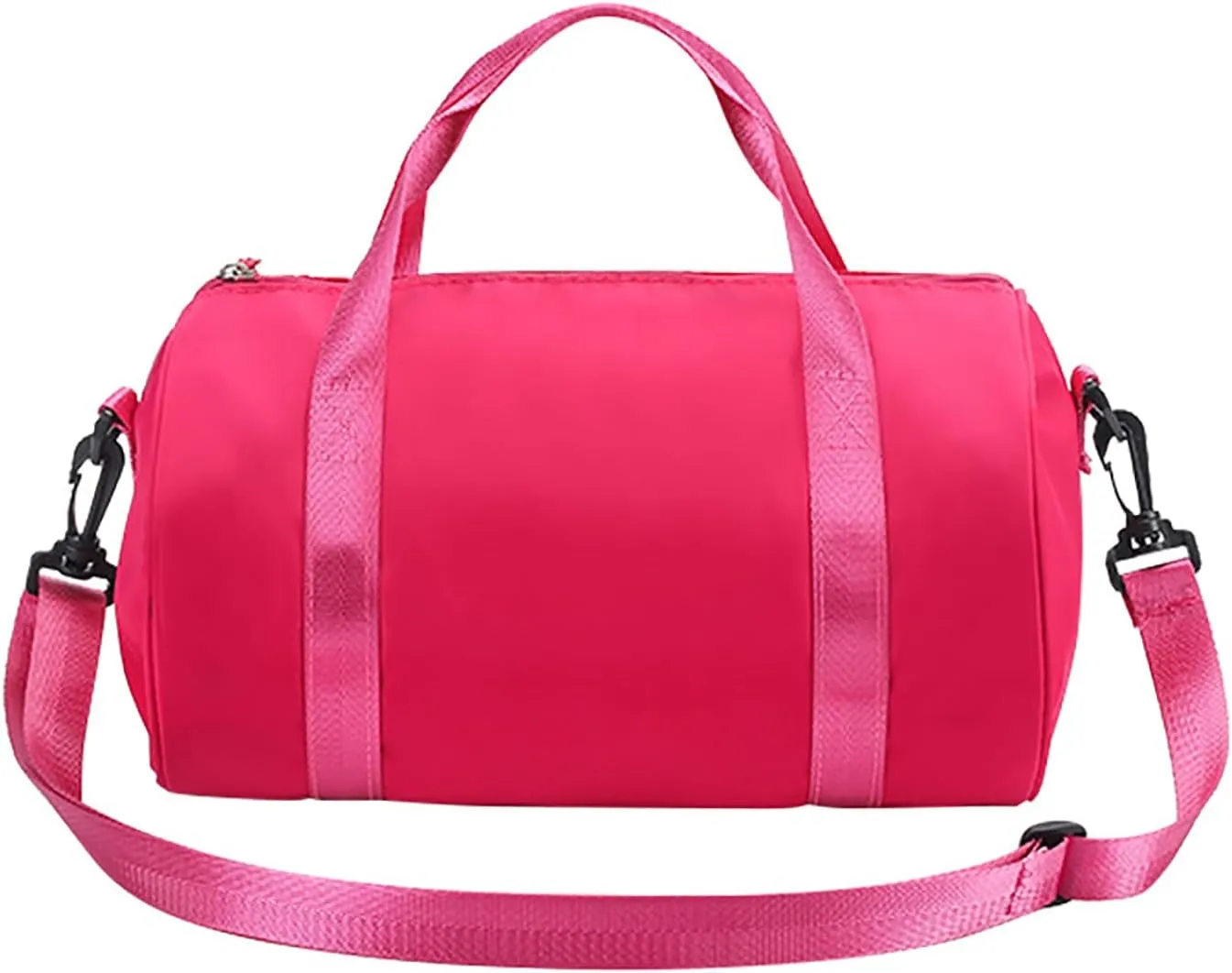Small Gym Bag for Women Lightweight Mini Sport Bag Gym Tote Bag Duffle Pack for Workout Yoga Swimming Dance(RoseRed)