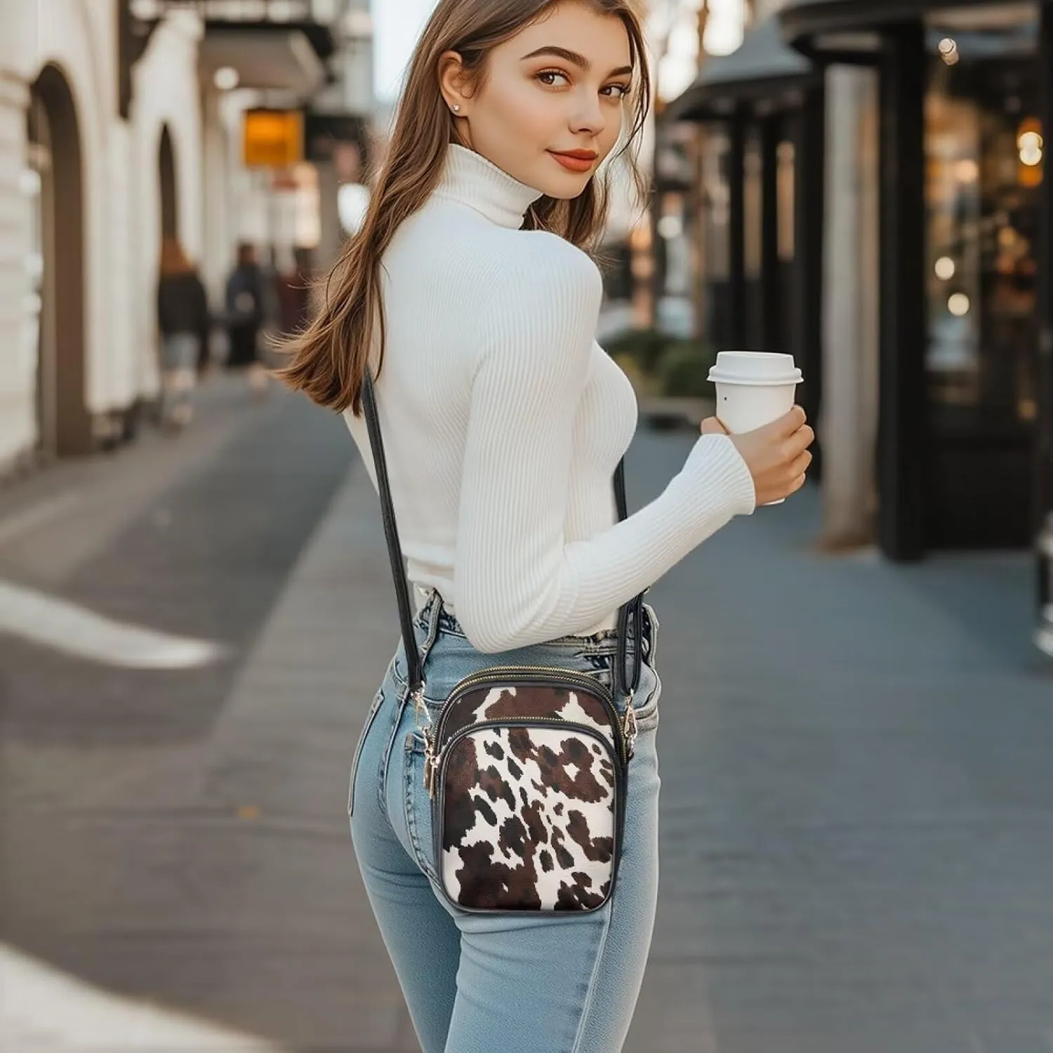 Small Sling Bag for Women Crossbody Purse Womens Crossbody Cell Phone Purse Holder Wallet Satchel Handbags