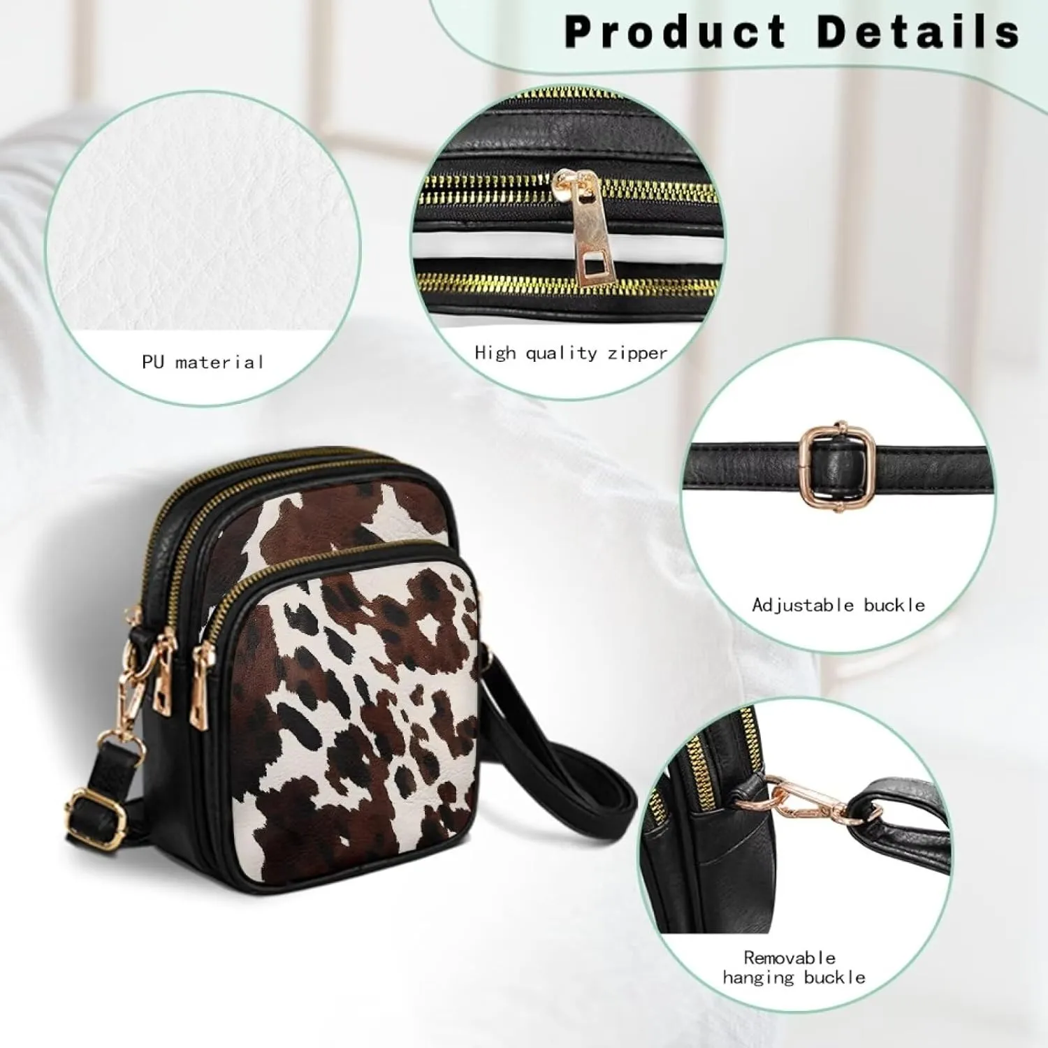Small Sling Bag for Women Crossbody Purse Womens Crossbody Cell Phone Purse Holder Wallet Satchel Handbags