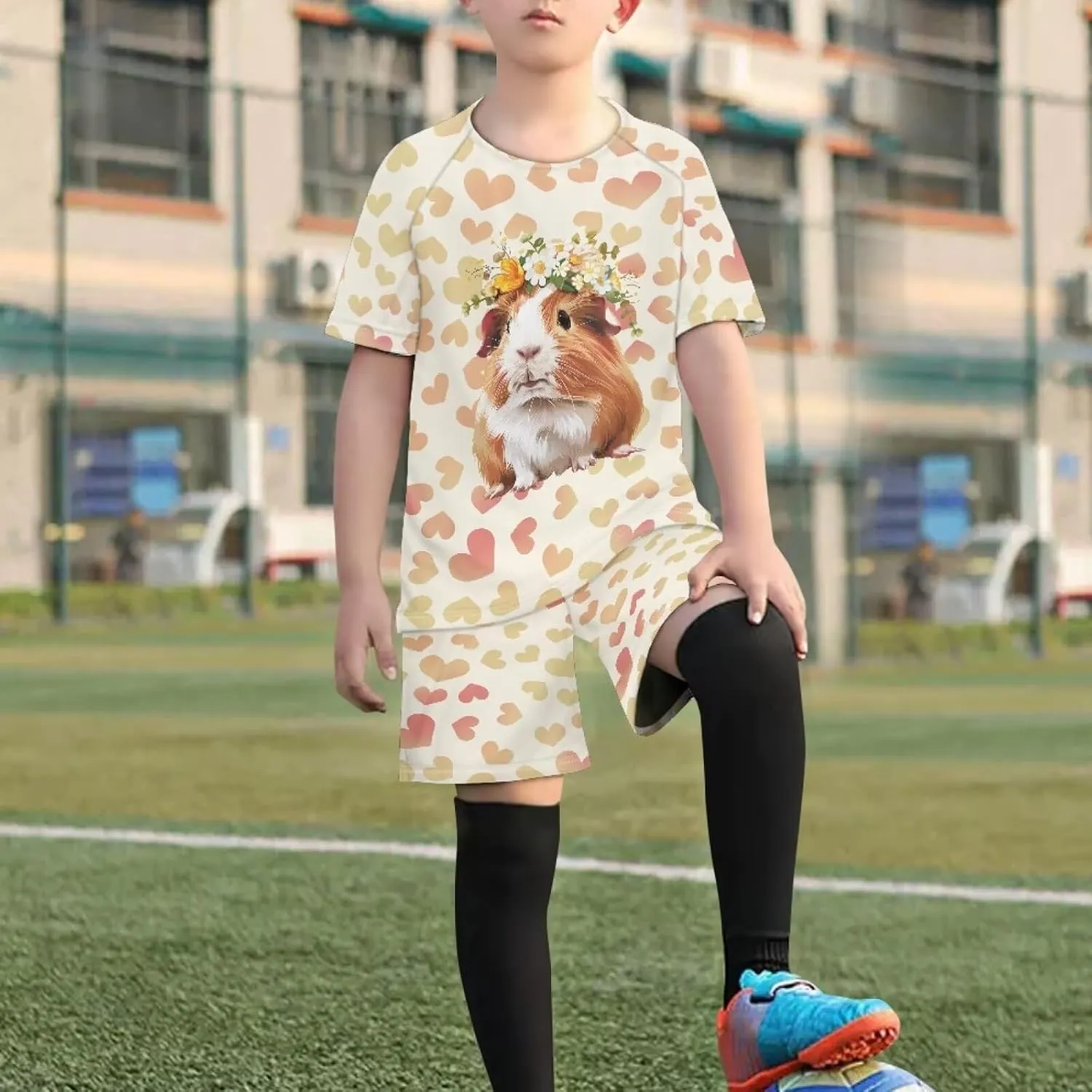 Soccer Jersey Easy to Movement Soccer Jersey 3XS-XL for Kids Keep Boys Fresh All Day Long
