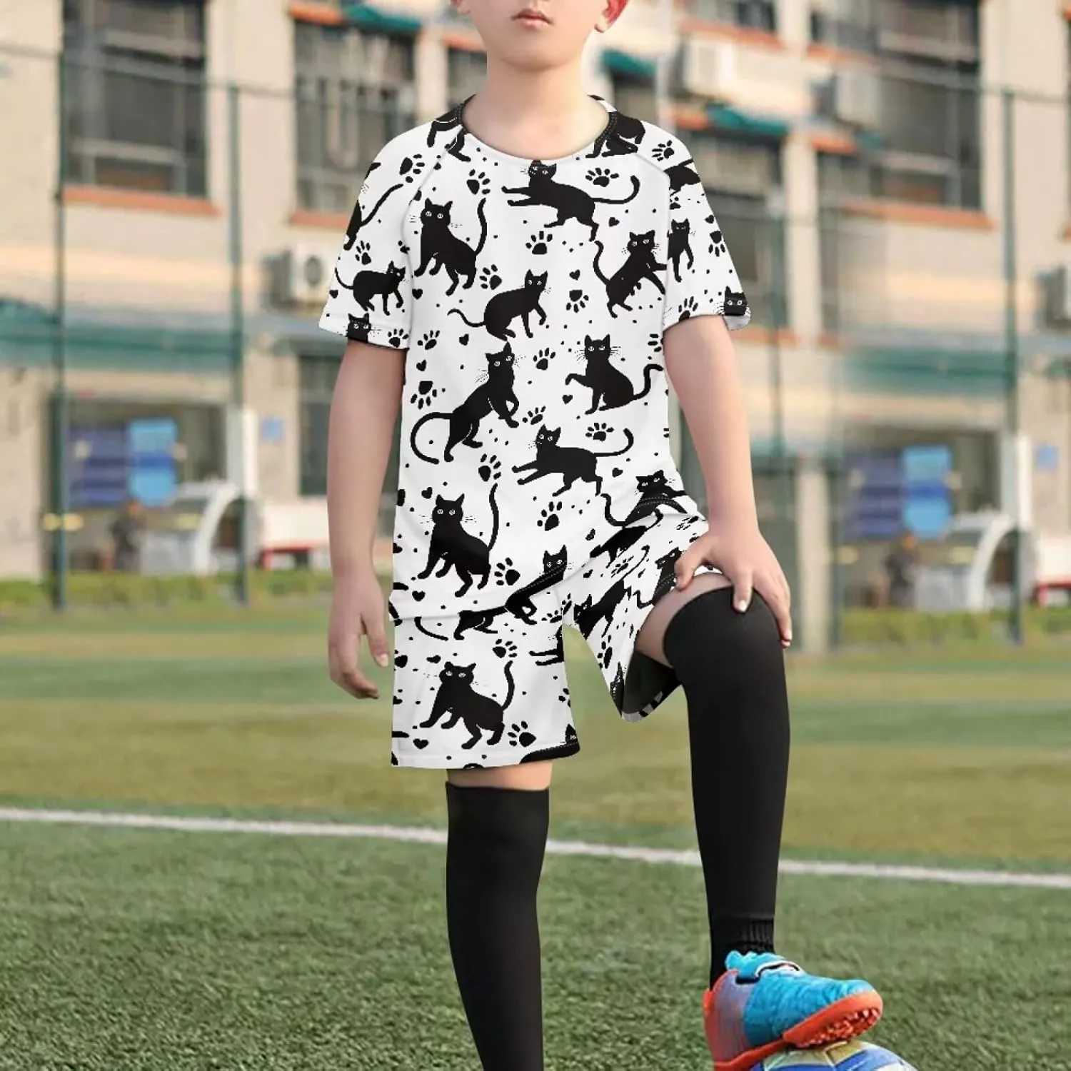 Soccer Jersey Easy to Movement Soccer Jersey 3XS-XL for Kids Keep Boys Fresh All Day Long