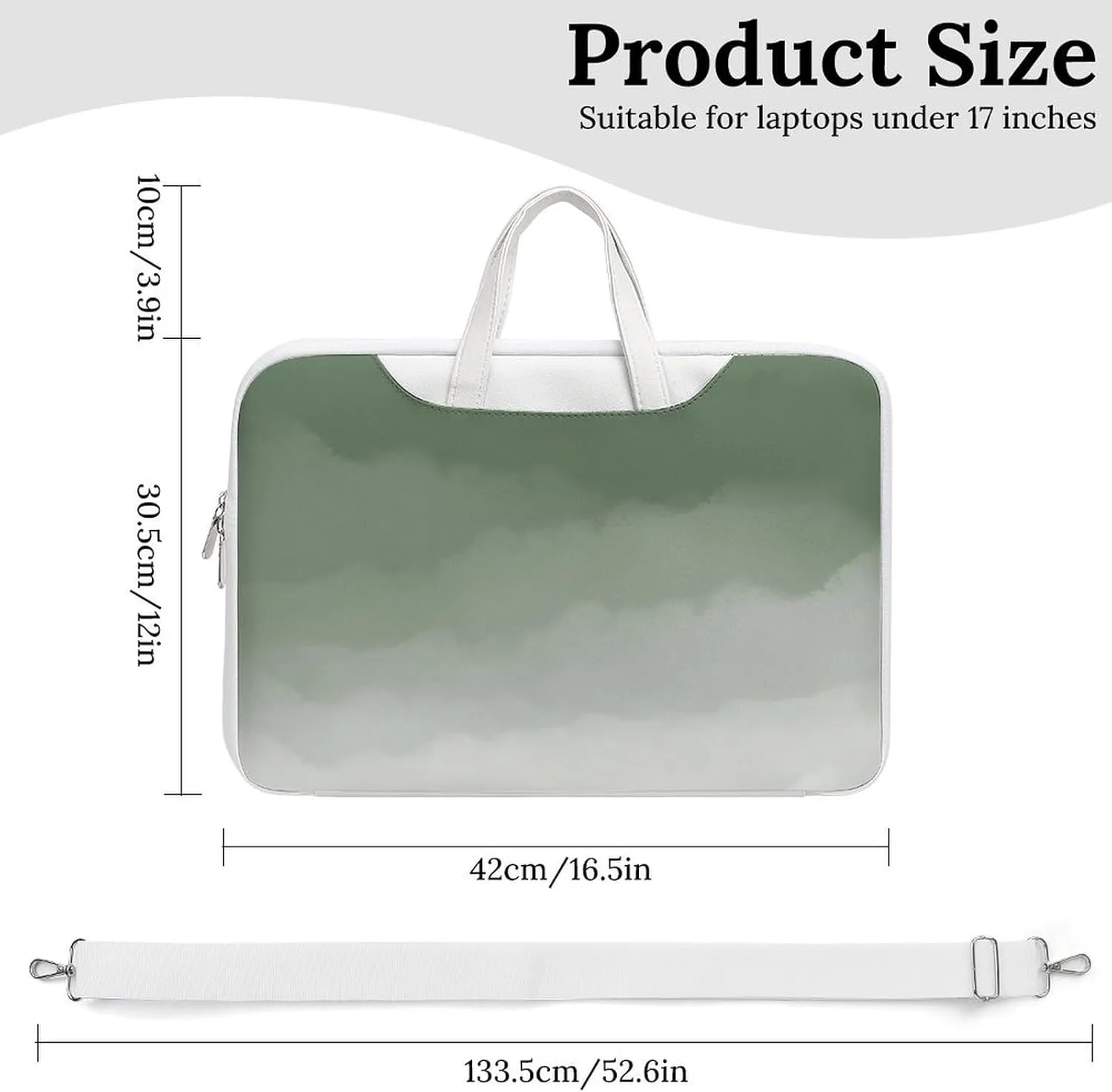 Southwest Canyons Diamon Portable Leather Laptop Bag