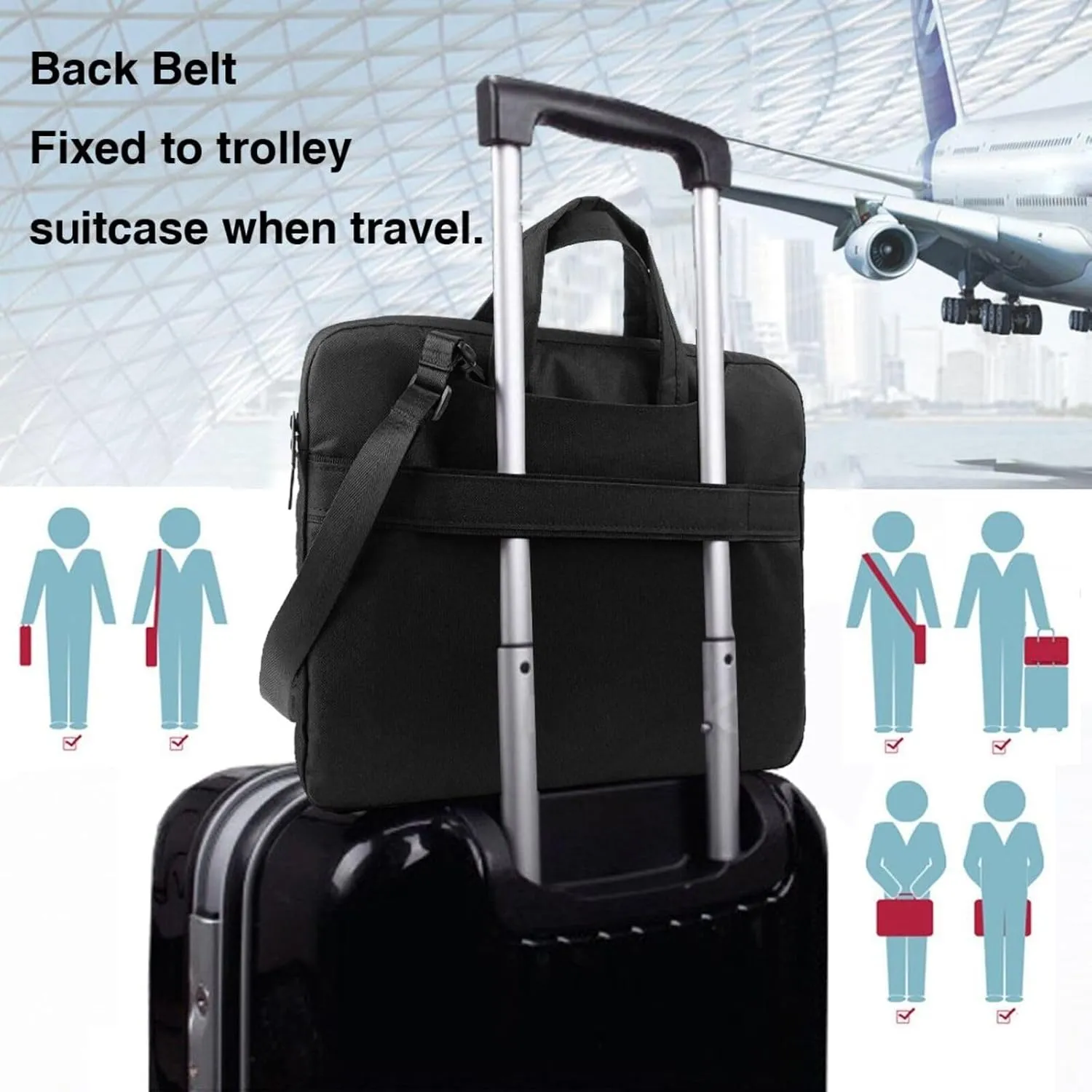 Spacecraft descend Prints Laptop Bag - with Soft Interior, Multiple Pockets - Ideal for Men, Travel and Business