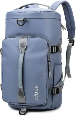 Sports Duffel Bag for Men and Women Shoulder and Crossbody Gym Bag for Short Trips Waterproof Travel Luggage Tote (Blue2)