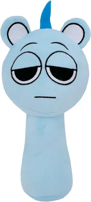 Sprunki Game Plush, Sprunki Toys Plush,Soft Stuffed Animal Pillow Doll Christmas Birthday Gifts for Adult Kids(Light Blue)