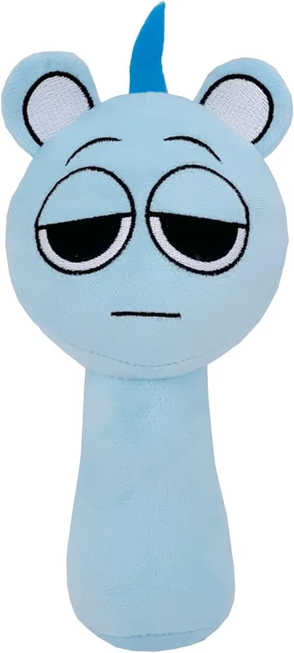 Sprunki Game Plush, Sprunki Toys Plush,Soft Stuffed Animal Pillow Doll Christmas Birthday Gifts for Adult Kids(Light Blue)
