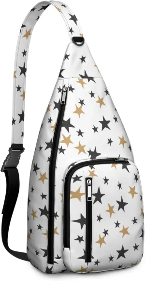 Star System Crossbody Bag Daypack for Women Men Lightweight Waterproof Sling Bag Backpack Hiking Cycling
