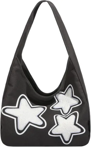 Star Tote Hobo Bag Women Handbag Large Capacity Tote Shoulder Bag Casual Crossbody Bag Gift for Women