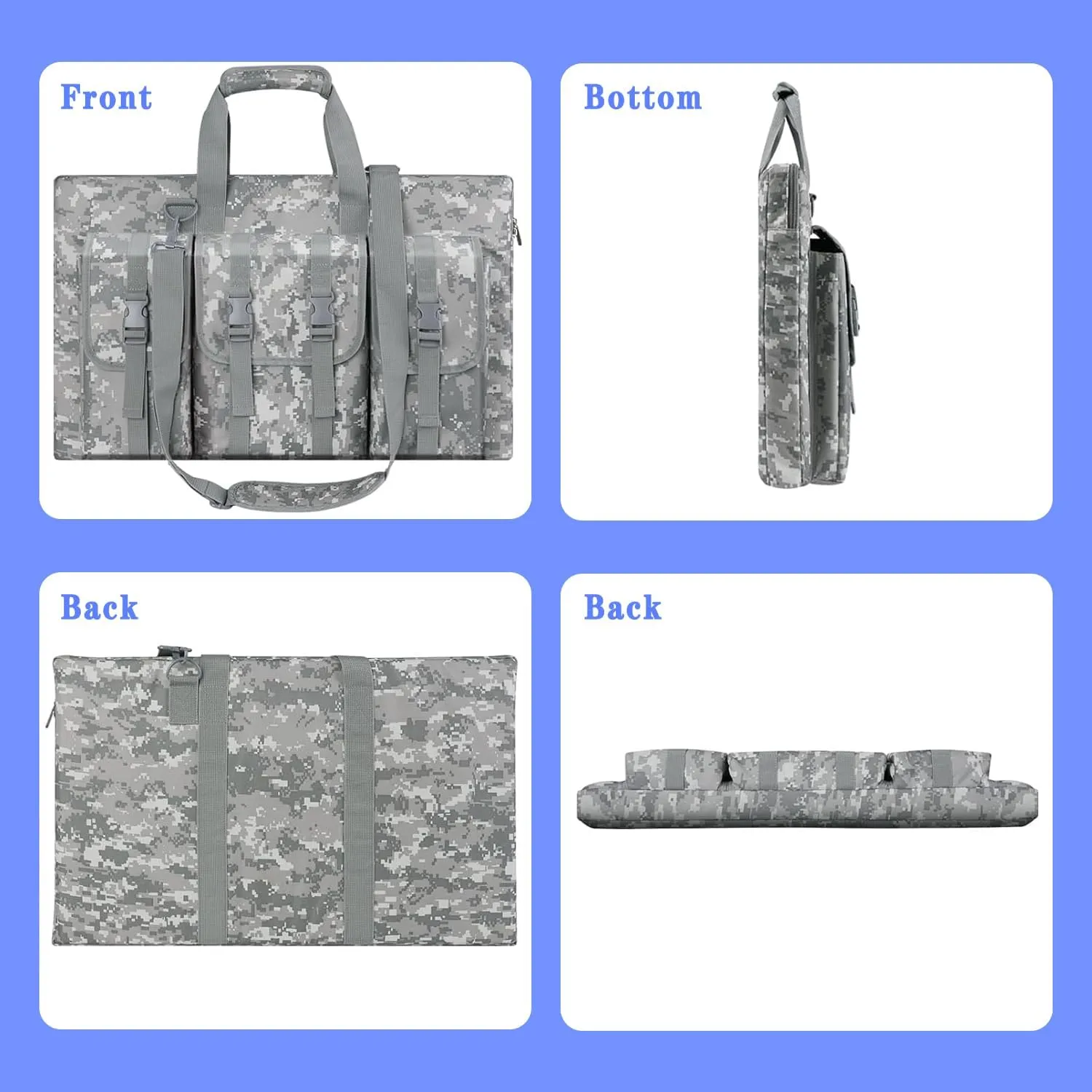Starlink Gen 3 Satellite RV Carry Bag for Starlink V3 dish antenna and all accessories，Water-Resistant Dustproof Fabric large space，Easy to Carry for Outdoor RV Travel and Camping（Camouflage）