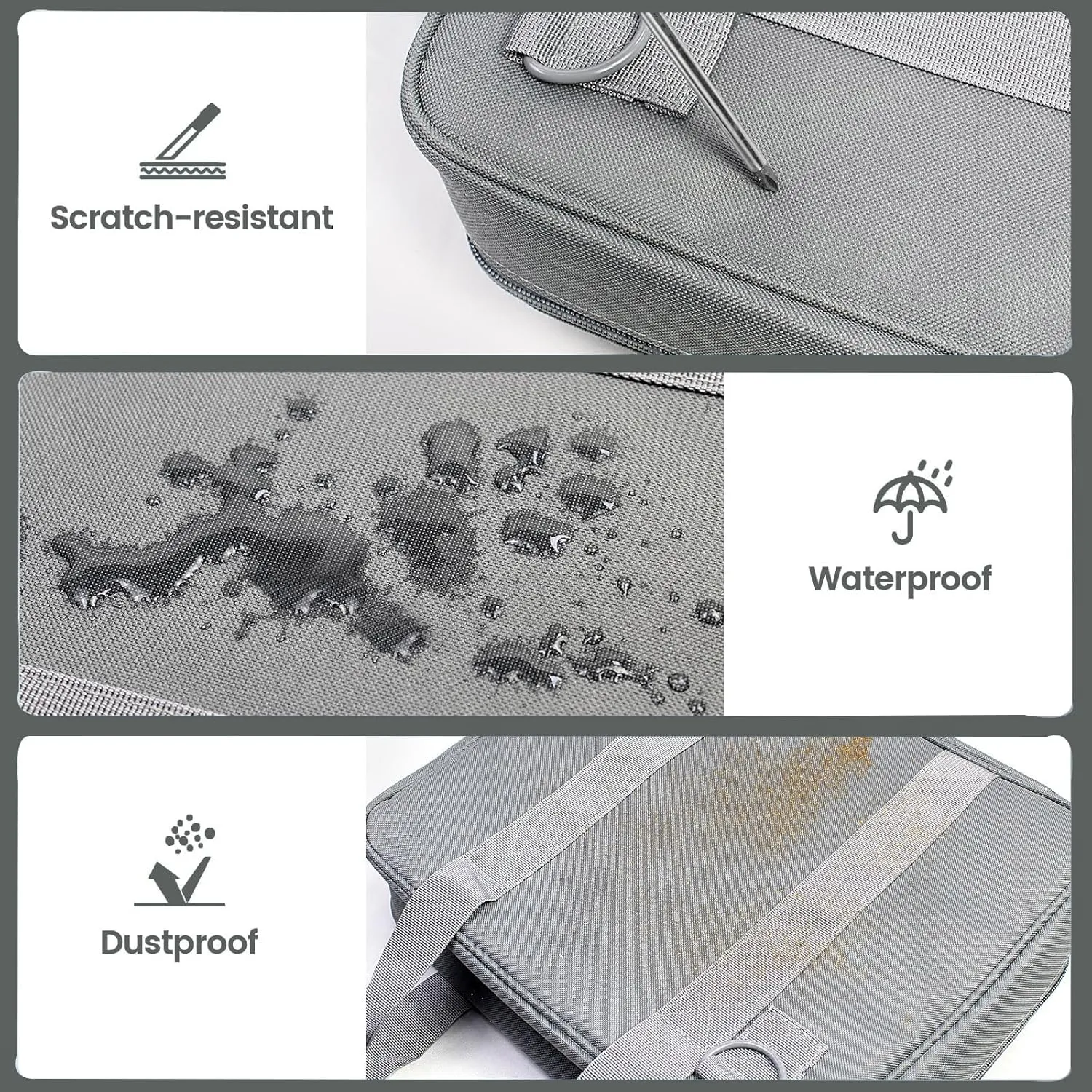 Starlink Mini Gray Travel Bag，Storage Carrying Case for Starlink Mini Dish&Accessories，Portable Handbag with Shoulder Strap，Water-Resistant，Dustproof for Outdoor Camping & RV Trips, Camouflage Option
