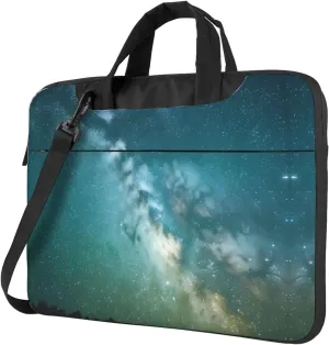 Starry Night Sky Deep Outer Space Laptop Bag - Shockproof & Stylish Laptop Handbag For Unique And Safe Laptop Transportation