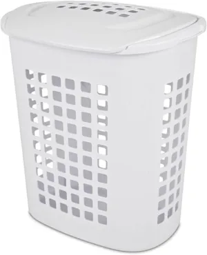 Sterilite 12218004 2.3 Bushel/81 Liter LiftTop Laundry Hamper, White, 4-Pack