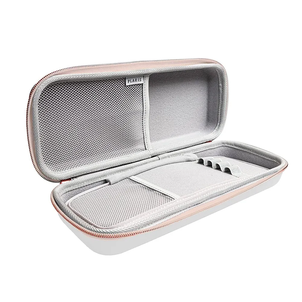 Stethoscope Case for Nurses for 3M Littmann/MDF/Omron Stethoscopes - Extra Room for Medical Bandage Scissors EMT Trauma Shears and LED Penlight, (White Rosegold)