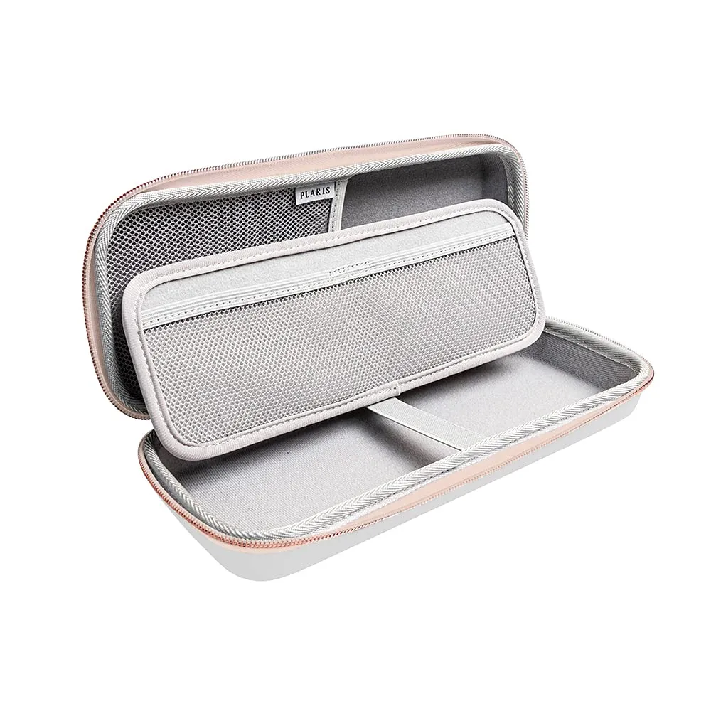 Stethoscope Case for Nurses for 3M Littmann/MDF/Omron Stethoscopes - Extra Room for Medical Bandage Scissors EMT Trauma Shears and LED Penlight, (White Rosegold)