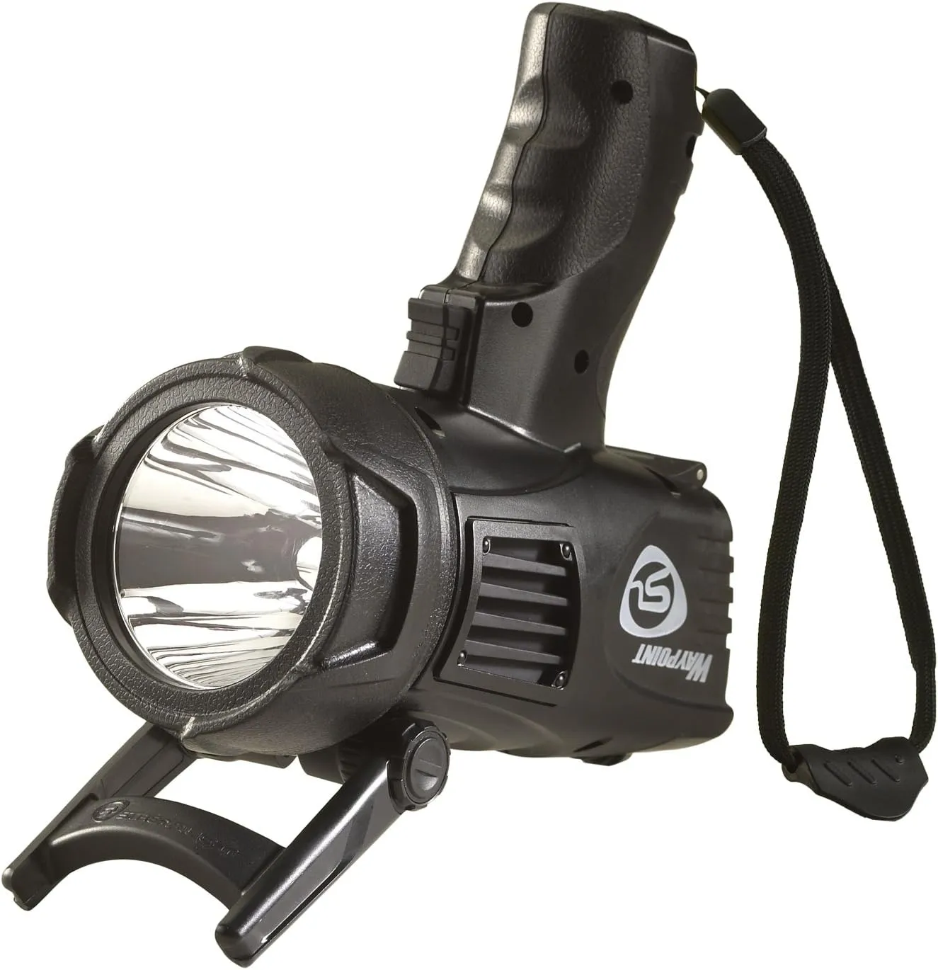 Streamlight 44902 Waypoint 550-Lumen LED Pistol-Grip Spotlight with 12-Volt DC Power Cord and Polymer Mount/Holder, Black