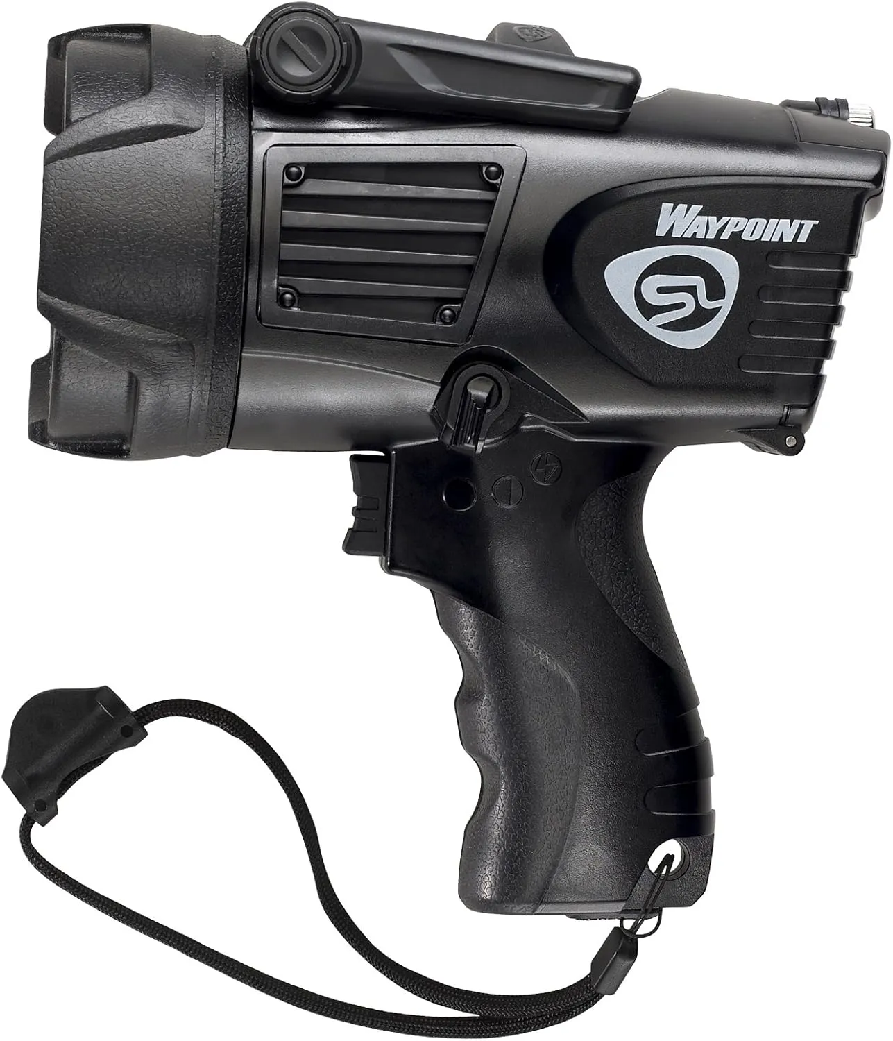 Streamlight 44902 Waypoint 550-Lumen LED Pistol-Grip Spotlight with 12-Volt DC Power Cord and Polymer Mount/Holder, Black