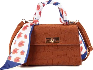 Stylish and Trendy Compact Crossbody Bag for Women - Brown, with Strap - Suitable for Carrying Your Essentials