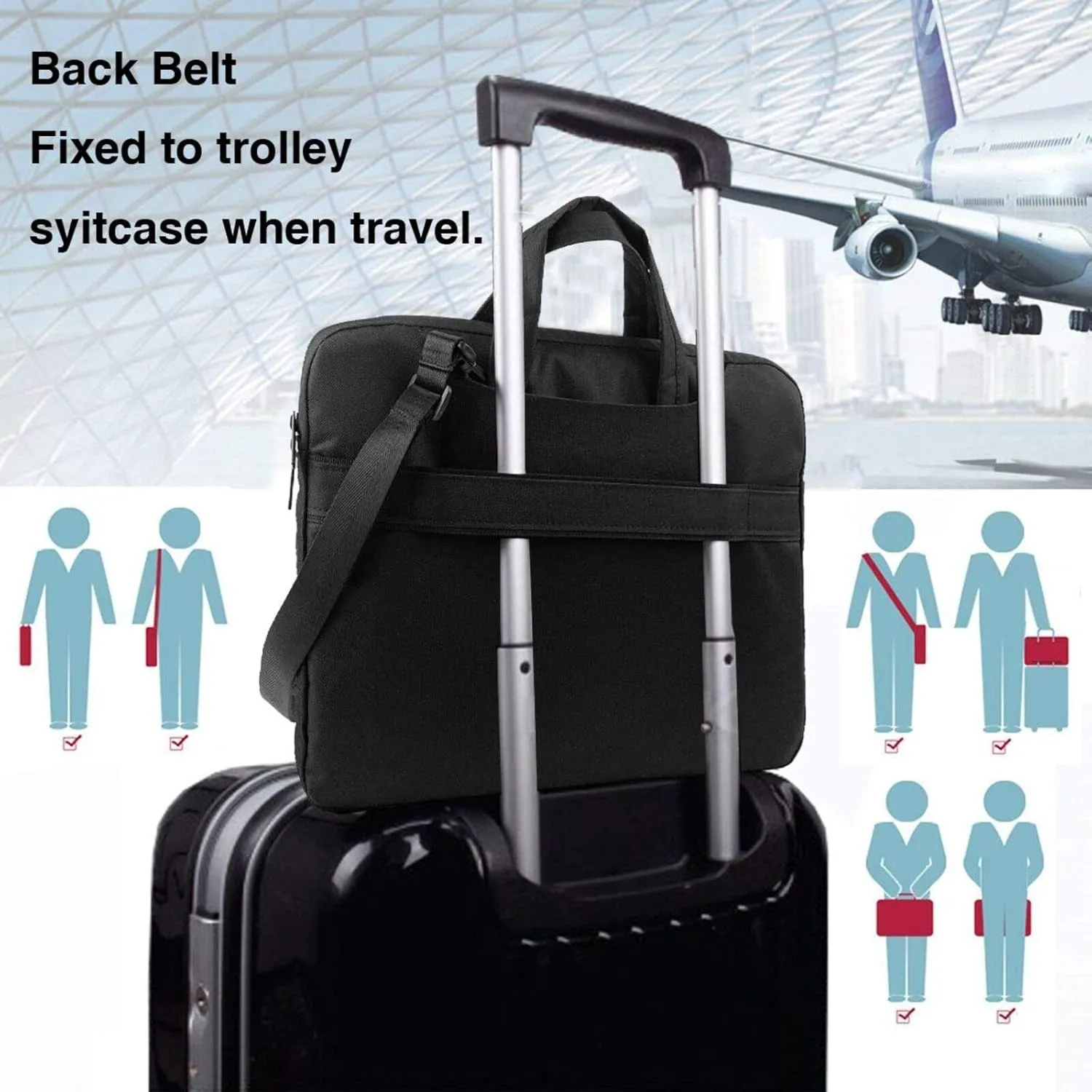 Sunflower seeds and mushroom Ultra-thin portable shoulder laptop bag Stylish and Protective Shockproof soft lining