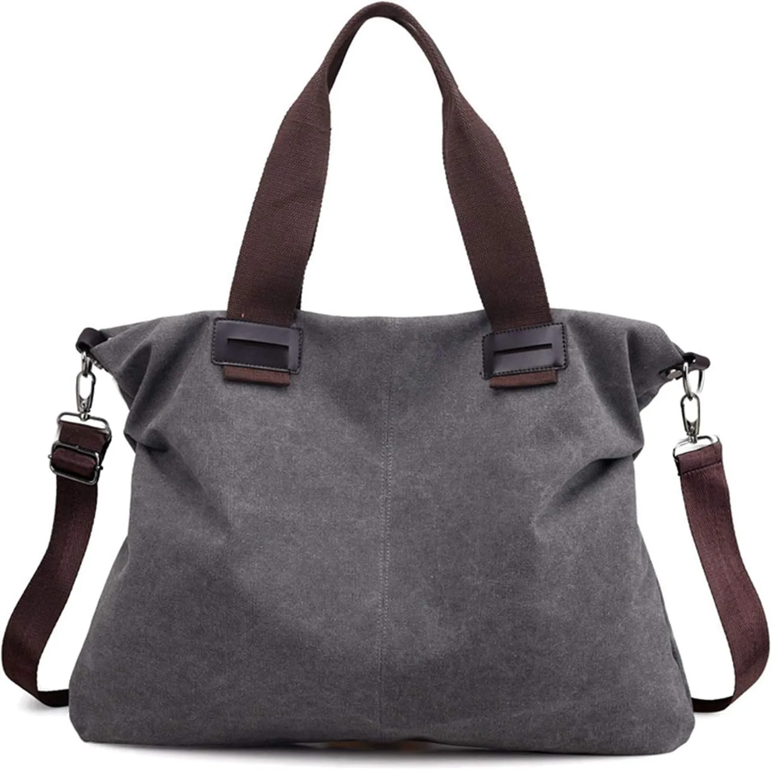 Sunshinejing Women's Canvas Tote Bag Shoulder Crossbody Purses Work Travel Handbag Hobo Bag
