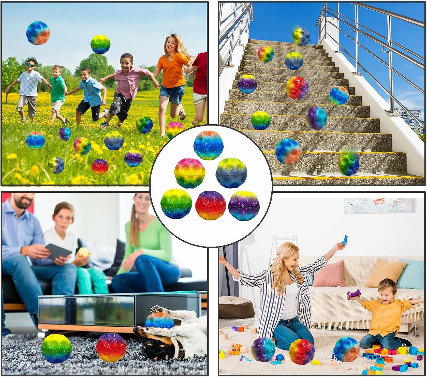 Super High Jumping Ball,Extreme High Bouncing Ball, Super High Bouncing Ball, Children's Sensory Ball, Athlete Training Ball