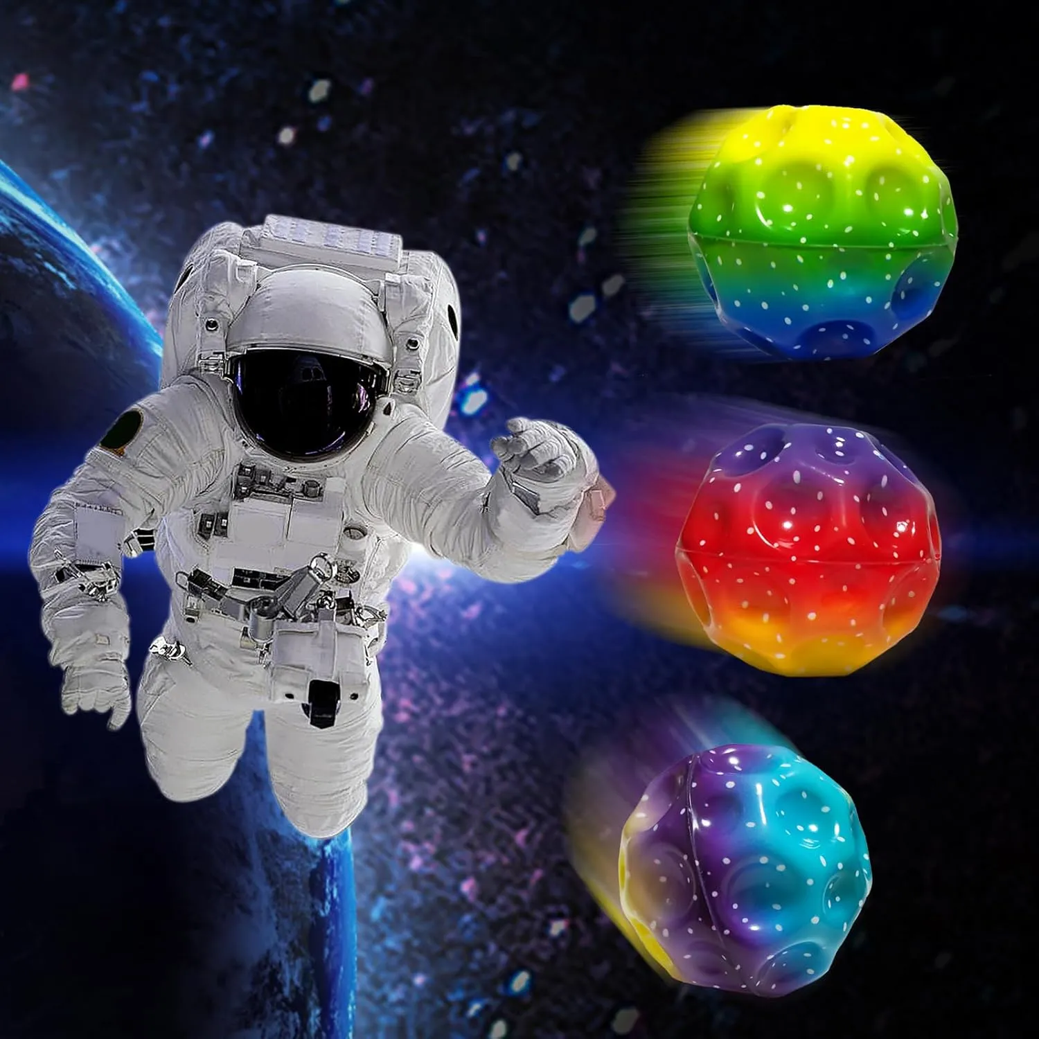 Super High Jumping Ball,Extreme High Bouncing Ball, Super High Bouncing Ball, Children's Sensory Ball, Athlete Training Ball