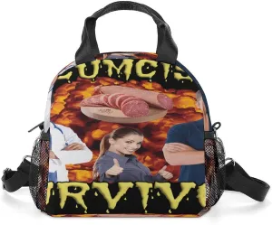 Sur-vivor Lunch Shoulder Bag Lightweight Insulated Heat Preservation Children's Lunch Bag Bento Box One Size