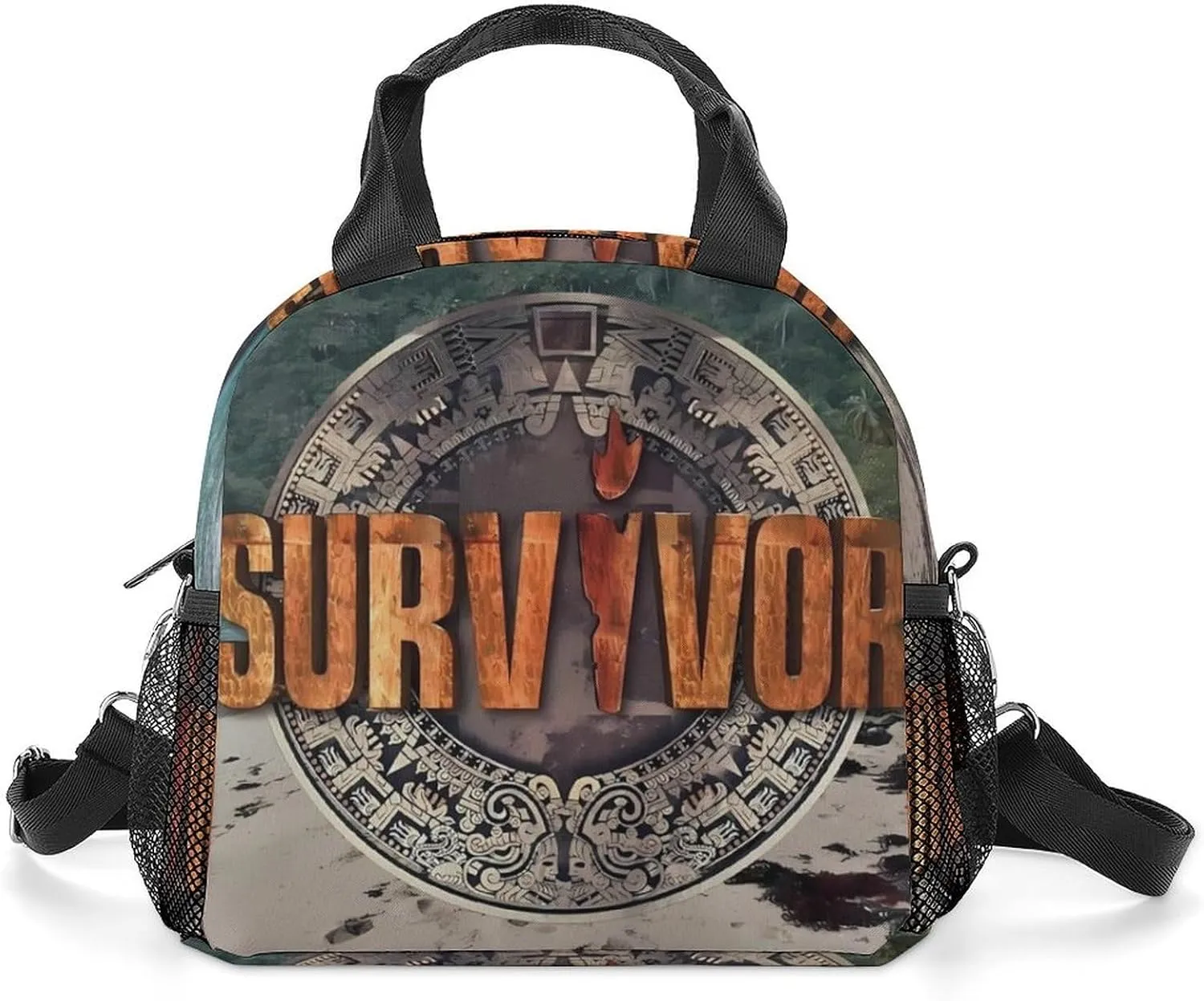 Sur-vivor Lunch Shoulder Bag Lightweight Insulated Heat Preservation Children's Lunch Bag Bento Box One Size