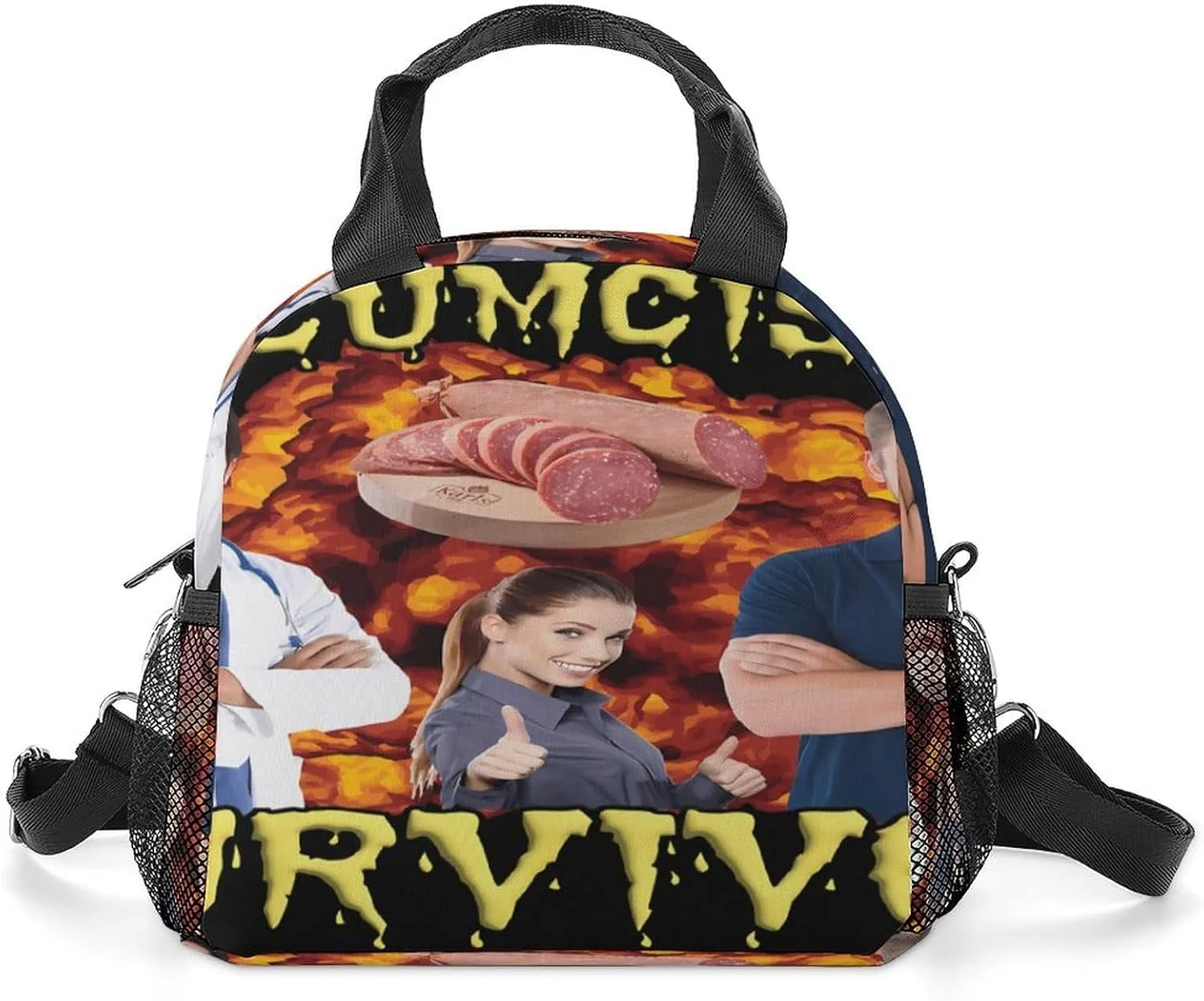 Sur-vivor Lunch Shoulder Bag Lightweight Insulated Heat Preservation Children's Lunch Bag Bento Box One Size
