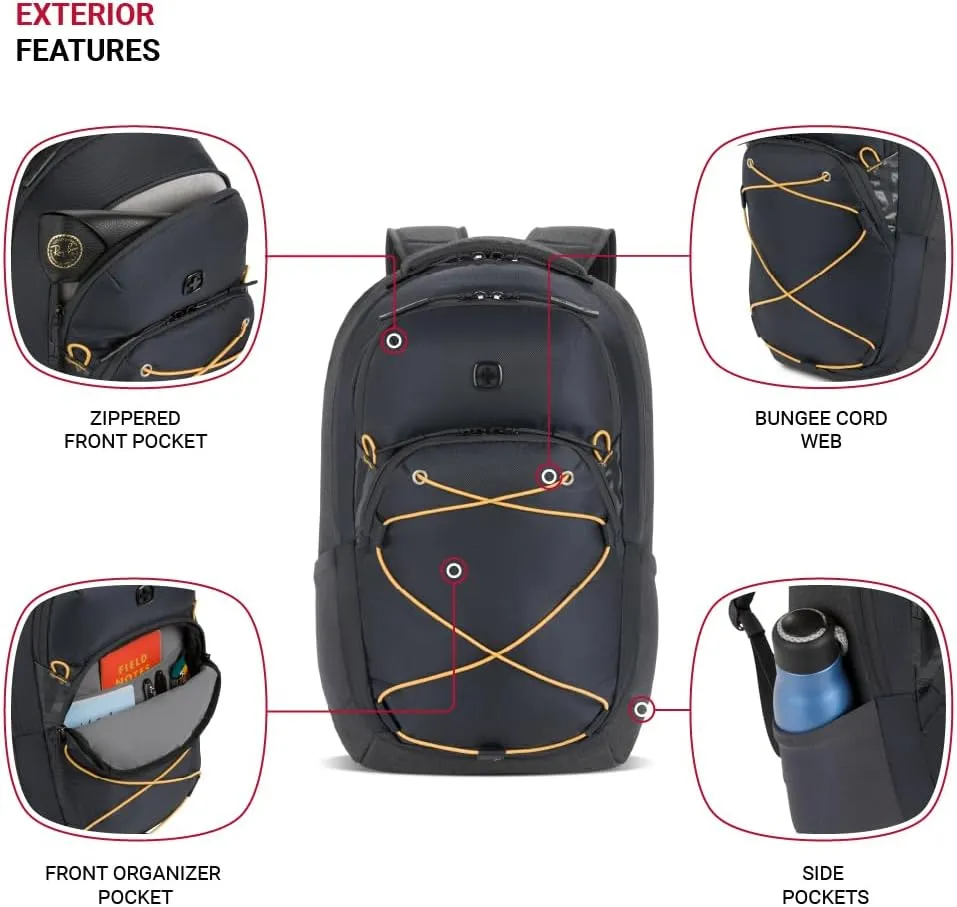 SwissGear 8175 Laptop Backpack, Charcoal Heather, 18 Inches