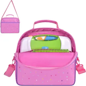 Tamnqin Portable Bag Compatible with Leapfrog LeapStart 3D Interactive Learning System and Storage for 5-6 Books (Case only)-Pink