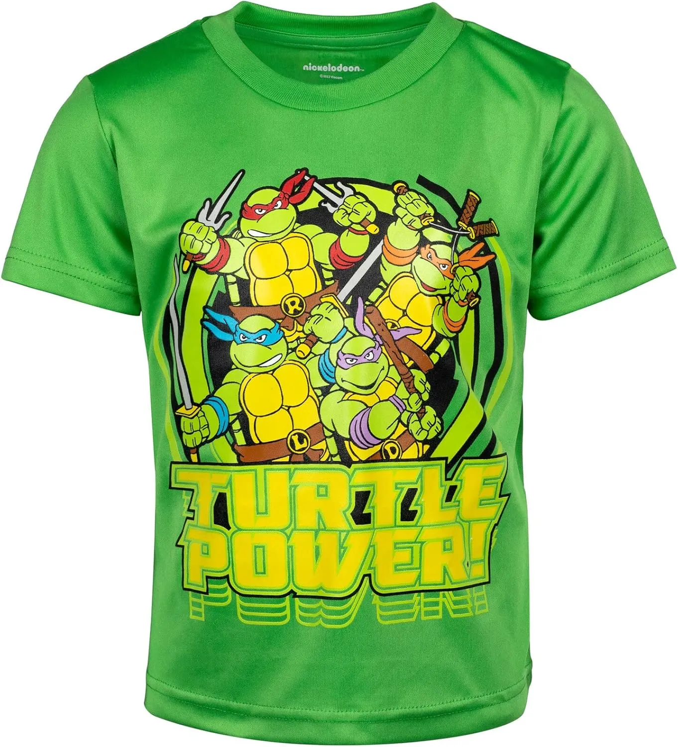 Teenage Mutant Ninja Turtles Leonardo Michelangelo Raphael 3 Pack Athletic T-Shirts Toddler to Big Kid
