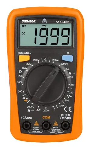 TENMA - 72-13440 - DMM, Handheld, Manual, 2000 Count