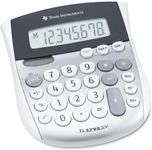 Texas Instruments : TI-1795SV Handheld Calculator, Eight-Digit LCD -:- Sold as 2 Packs of - 1 - / - Total of 2 Each by Texas Instruments