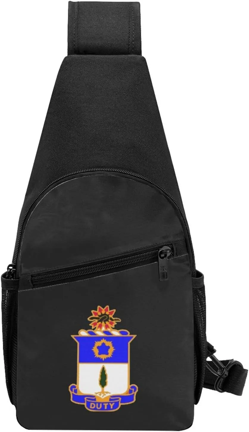 The 21st Infantry Regiment Unisex Chest Bag Lightweight Crossbody Shoulder Bag Travel Pocket
