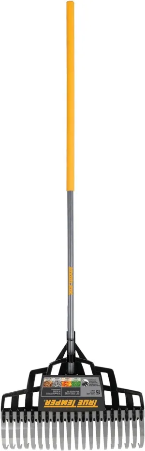 The Ames Companies, Inc 2000TT True Temper Multi-Purpose Steel Lawn Rake, 20-Inch