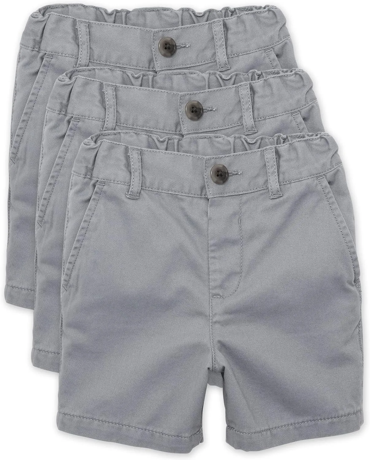 The Children's Place Baby Boys' and Toddler Stretch Chino Shorts