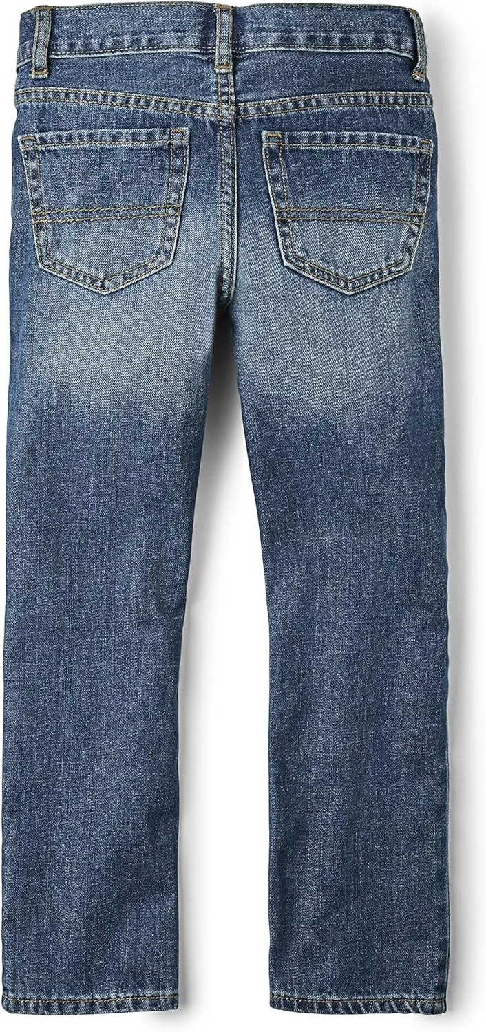 The Children's Place Boys' Basic Bootcut Jeans