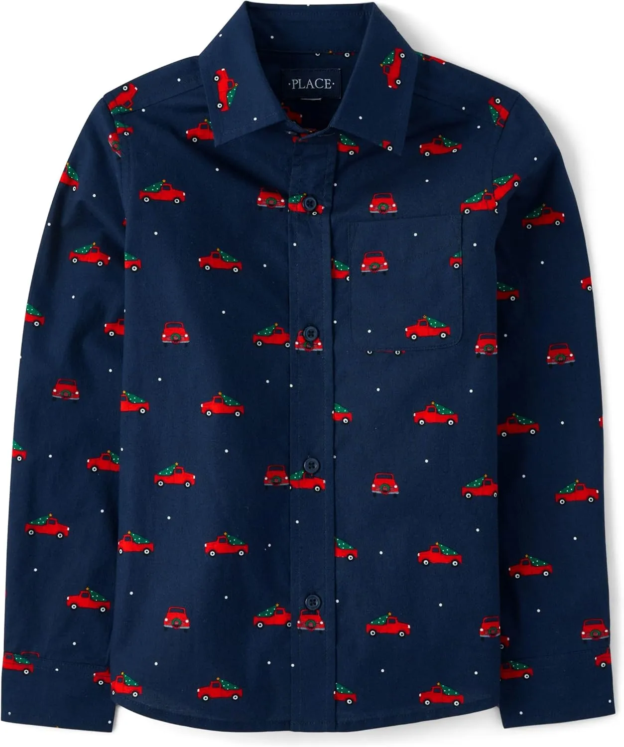 The Children's Place Boy's Long Sleeve Button Down Shirts
