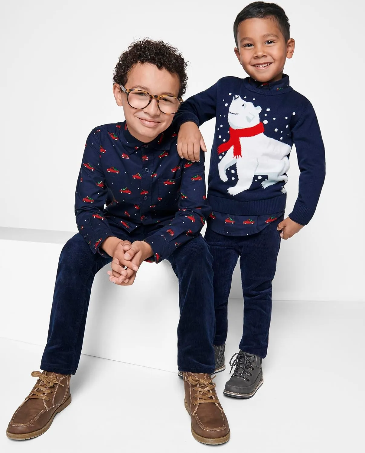 The Children's Place Boy's Long Sleeve Button Down Shirts